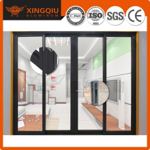 2015 China Made puertas correderas de aluminio 3 rieles